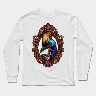 Bird Cameo: Cassowary (Big Daddy) Long Sleeve T-Shirt